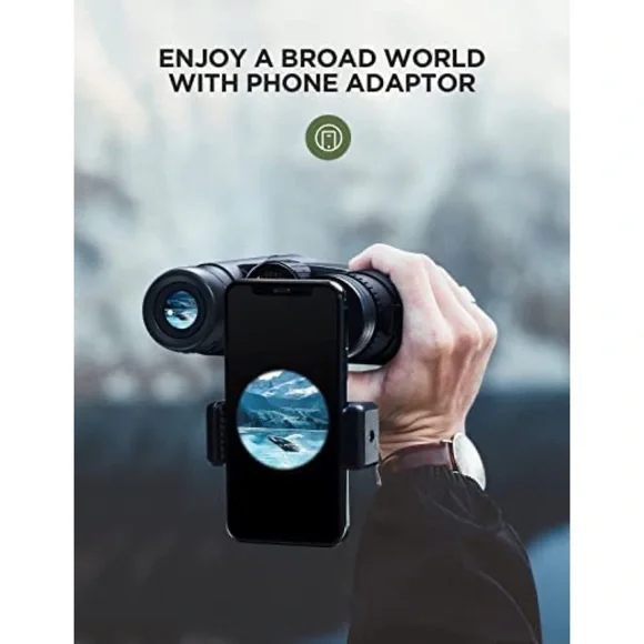 10x42 HD Compact Binoculars with Large View Clear Low Light Vision Waterproof - Picture 4 of 6